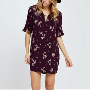 Purple Floral Dress Gentle Fawn